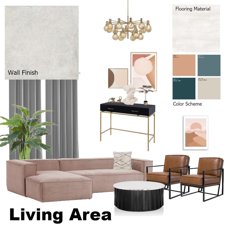 Comanda Bataan Living Area Mood Board by idrkf on Style Sourcebook