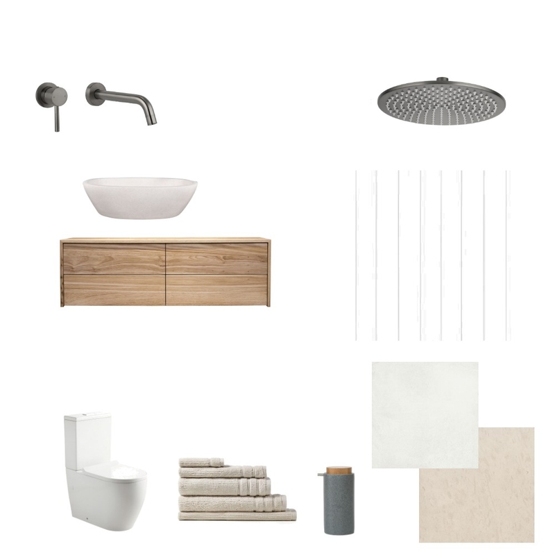 ensuite Mood Board by scowgill on Style Sourcebook