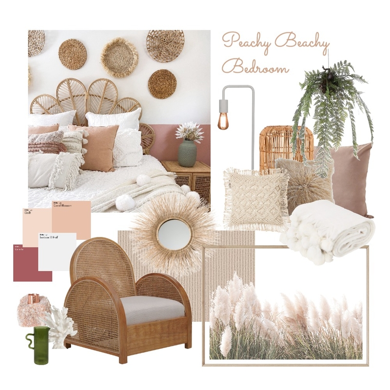 Peachy Beachy Mood Board by ZAMinteriors on Style Sourcebook