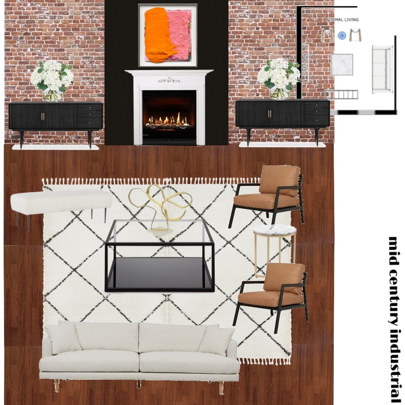 mid century industrial Mood Board by BrittanyBull on Style Sourcebook