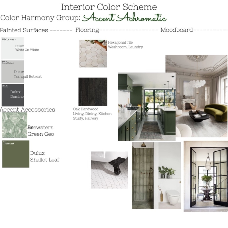 accented achromatic Mood Board by Ameera Ideis on Style Sourcebook