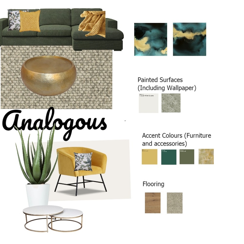 Analogous scheme Mood Board by sekelebr@gmail.com on Style Sourcebook