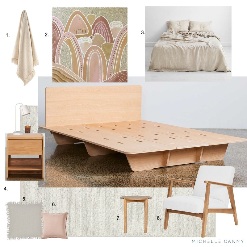 Master Bedroom FINAL Moodboard - Leah Mood Board by Michelle Canny Interiors on Style Sourcebook