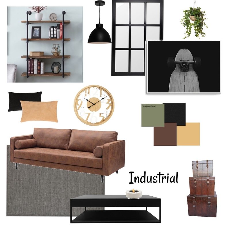 Industrial Mood Board by Rene Du Preez on Style Sourcebook