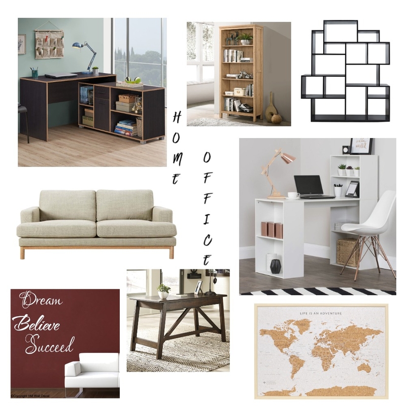 HOME OFFICE INTERIOR Mood Board by SUNIL JAMBHULKAR on Style Sourcebook