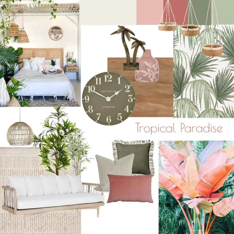 Tropical Paradise Mood Board by sarahok on Style Sourcebook