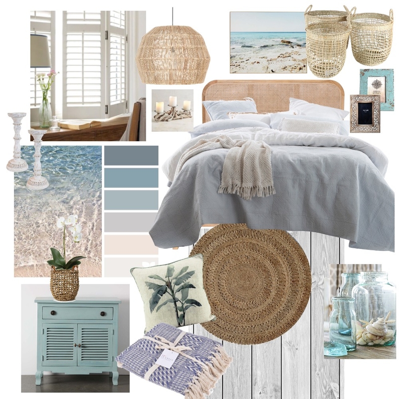 Coastal Bedroom IDI Mod 3 Mood Board by Hilda Snyman on Style Sourcebook