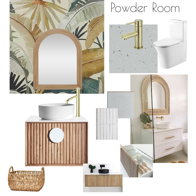 Powder Room Inspo Mood Board by rebeccareeves on Style Sourcebook