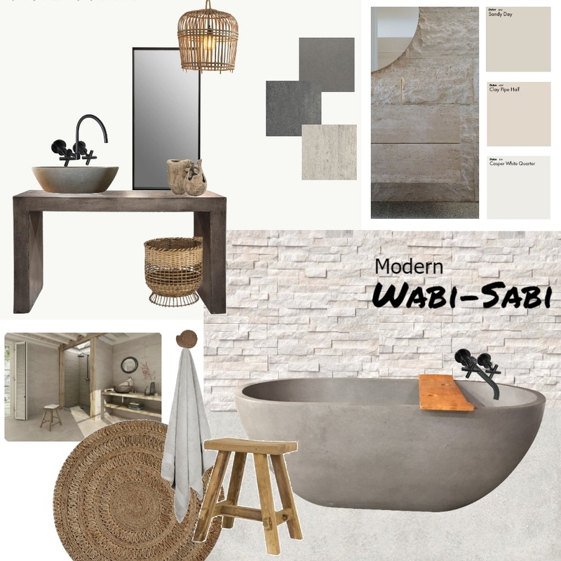 Module 3 - Wabi Sabi Mood Board by Gina_Rochelle on Style Sourcebook