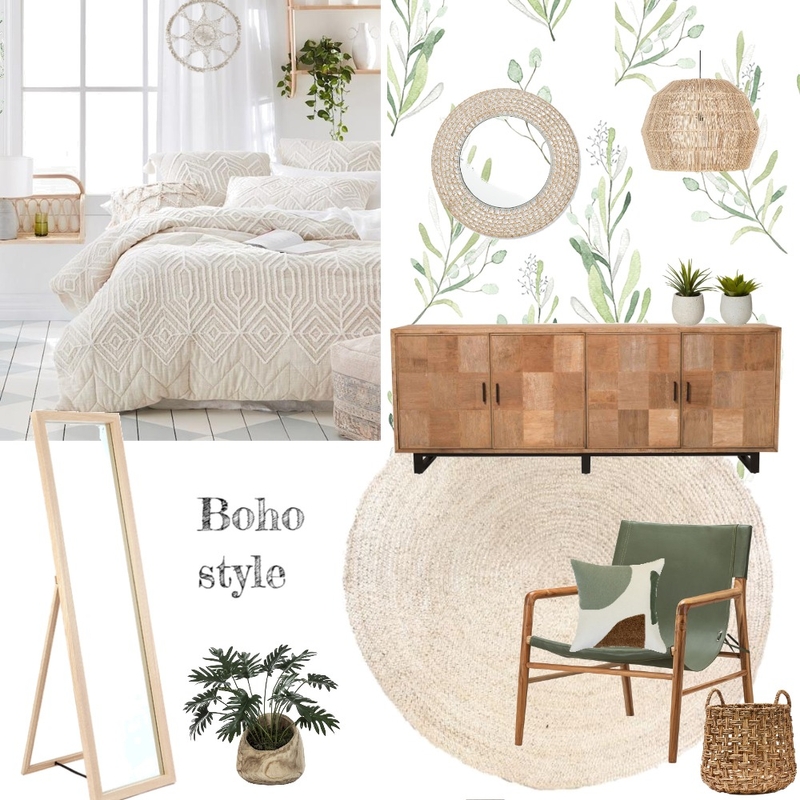 Boho Schlafzimmer Mood Board by Tanja Eswein on Style Sourcebook