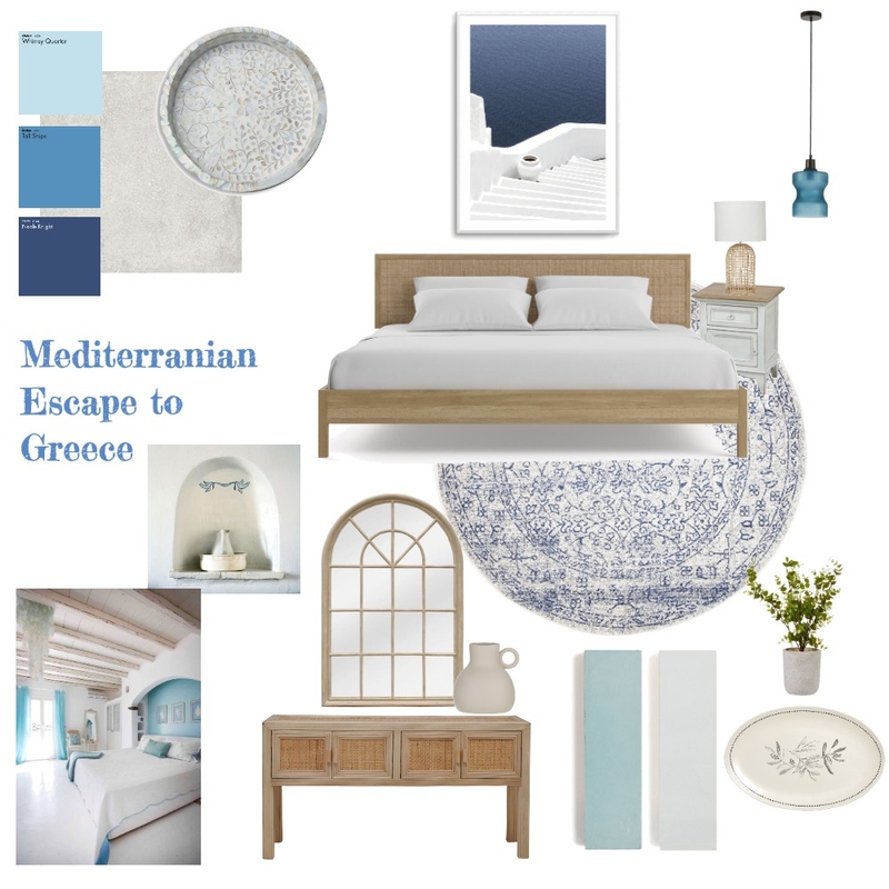 Mediterranean Escape to Greece Mood Board by Jhatzis on Style Sourcebook