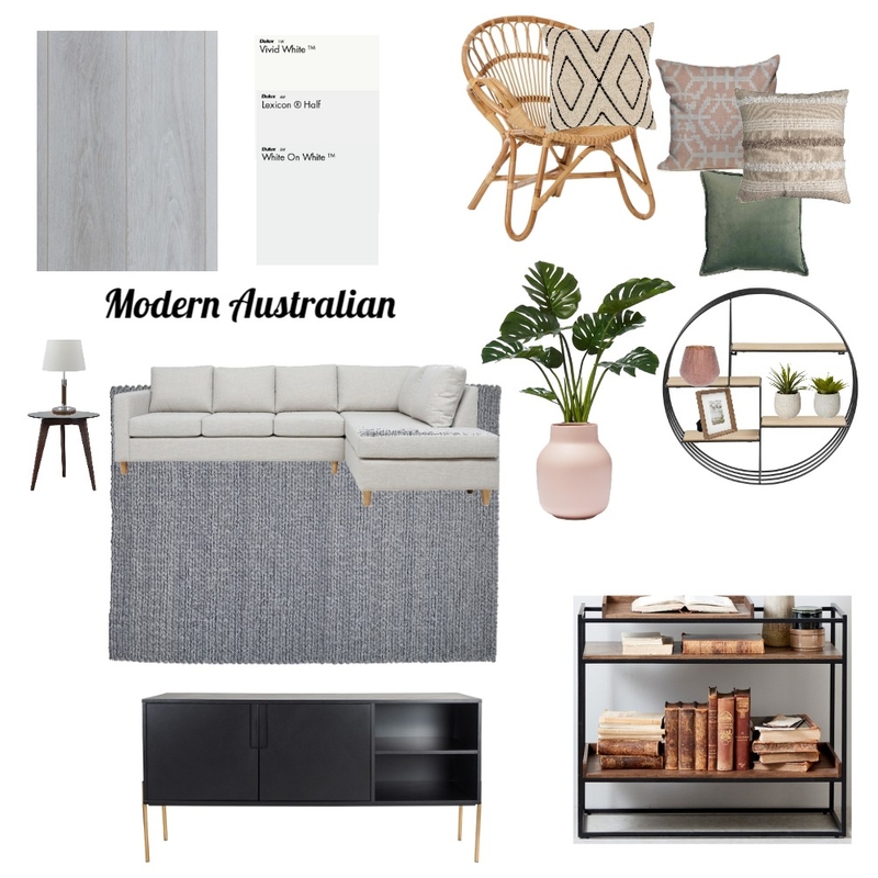 Modern Australian Mood Board by randajaber on Style Sourcebook