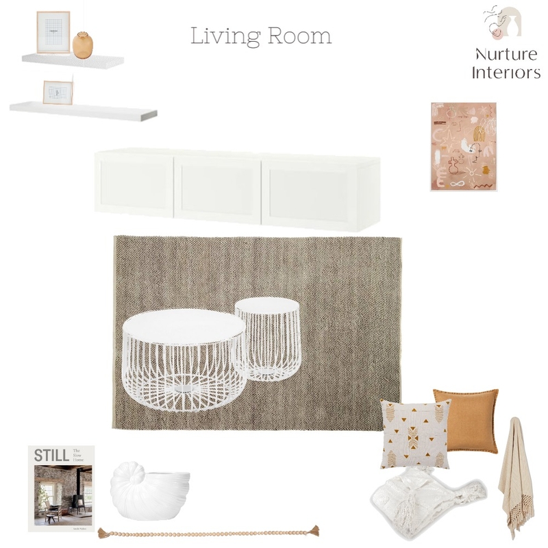 Living Room Mood Board by nurtureinteriors on Style Sourcebook