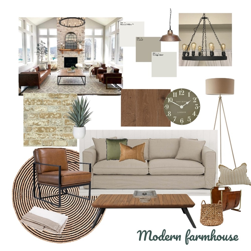 Modern Farmhouse Mood Board by KateBurgess on Style Sourcebook