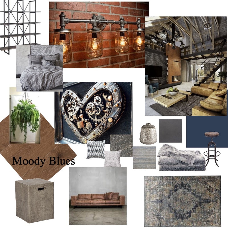 Industrial Mood Board Mood Board by Margie Ferguson on Style Sourcebook