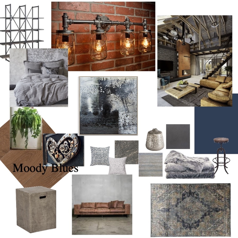 Industrial Mood Board Mood Board by Margie Ferguson on Style Sourcebook