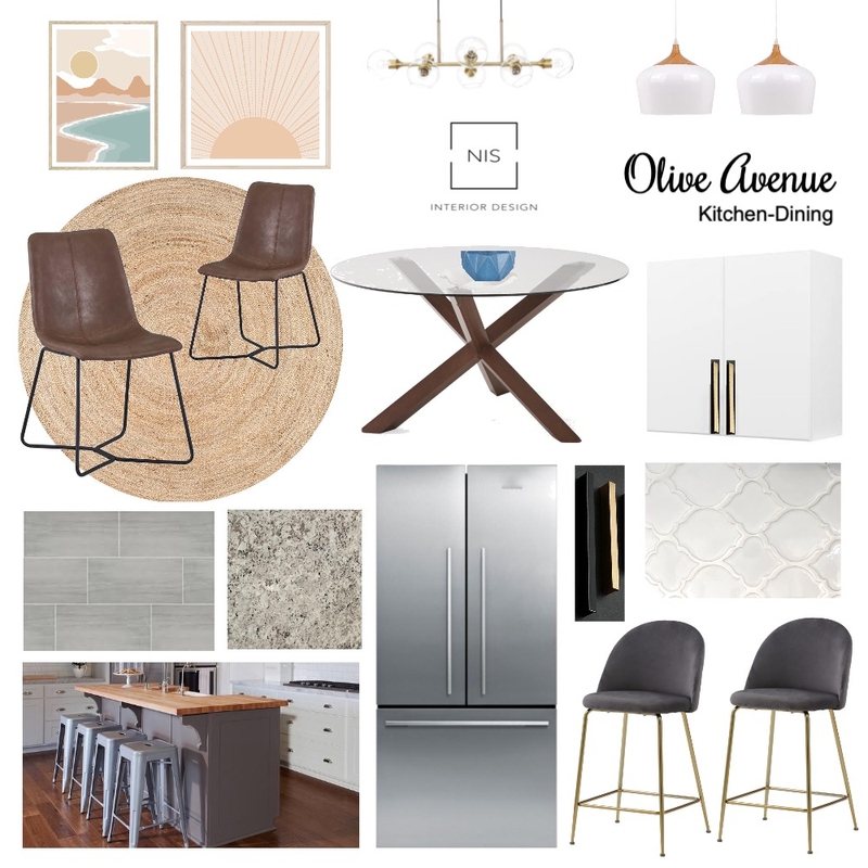 Olive Kitchen & Dine-in (option F) Mood Board by Nis Interiors on Style Sourcebook