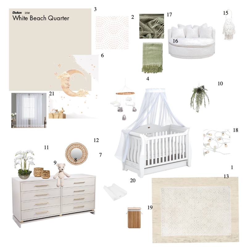 Parker - Gender Neutral Nursery Mood Board by studiogiw on Style Sourcebook