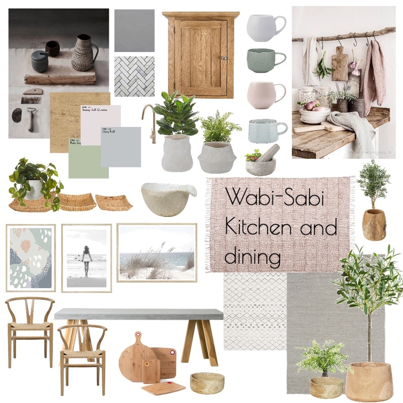 Wabi Sabi Module 3 Mood Board by Jacky on Style Sourcebook