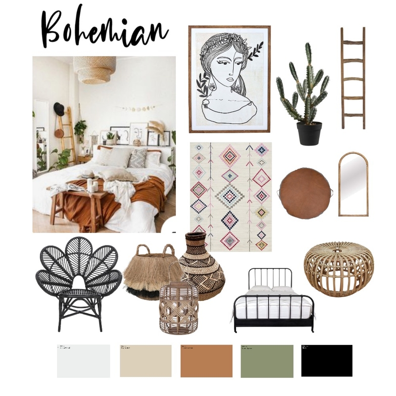 Bohemian Mood Board by Tennille on Style Sourcebook