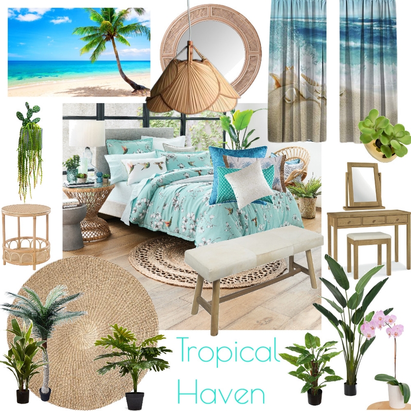 Tropical Haven Mood Board by Naomi on Style Sourcebook