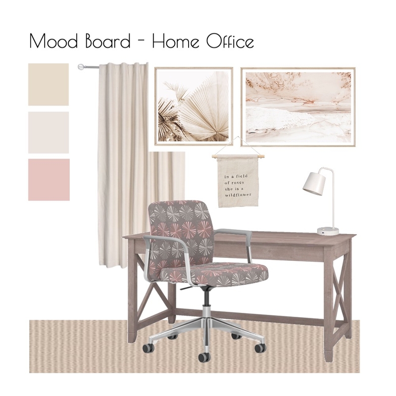 Ginny Home Office Mood Board by omseating on Style Sourcebook