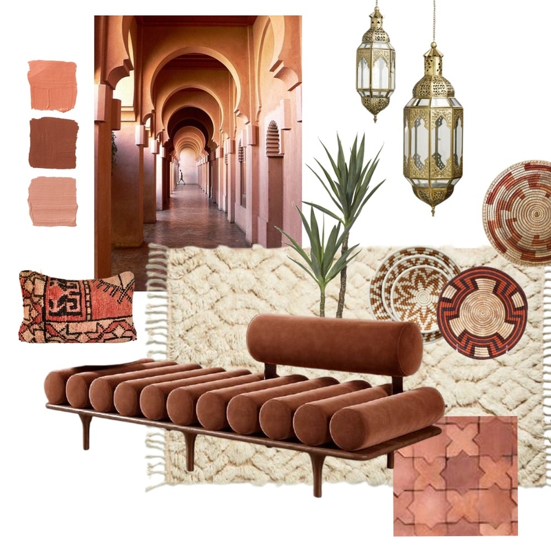 Modern Moroccan Mood Board by skg on Style Sourcebook