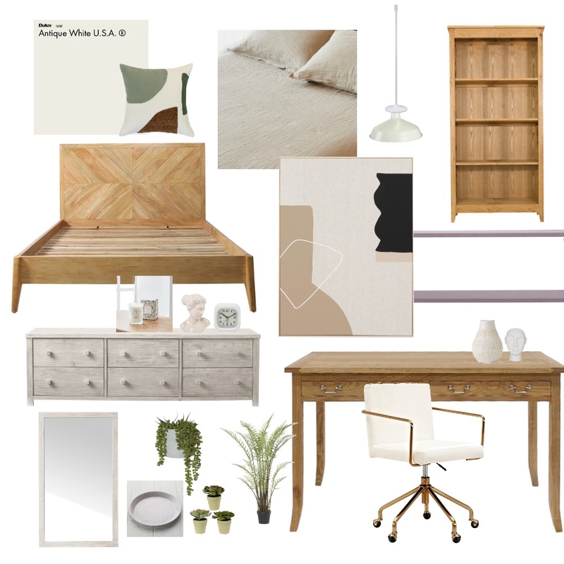 Boho Minimalist Bedroom Mood Board by Nicolesapo on Style Sourcebook