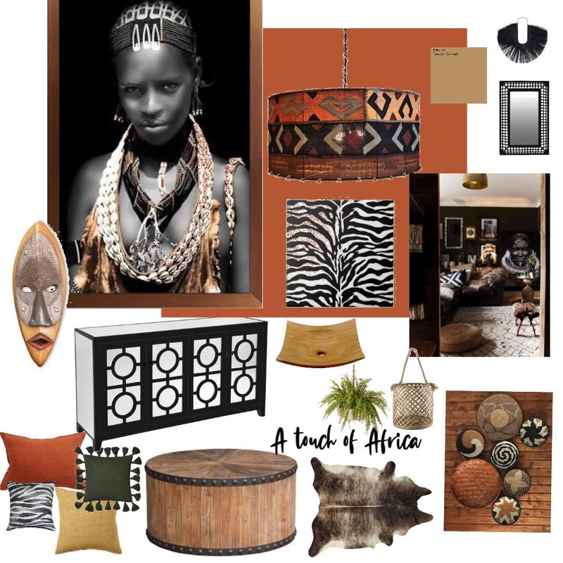 African Mood Board Mood Board by Margie Ferguson on Style Sourcebook