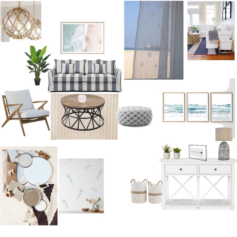 Coastal Mood Board by Margaret Kania on Style Sourcebook