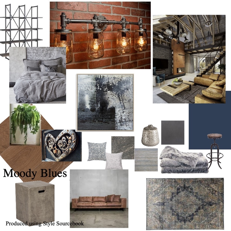 Industrial Mood Board Mood Board by Margie Ferguson on Style Sourcebook