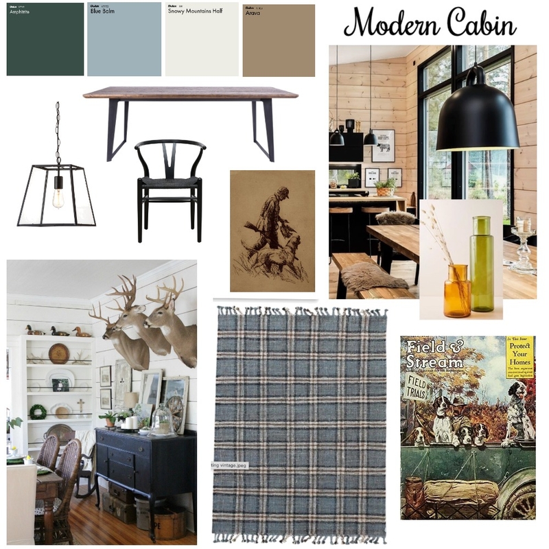 Modern Cabin Mood Board by rlove on Style Sourcebook