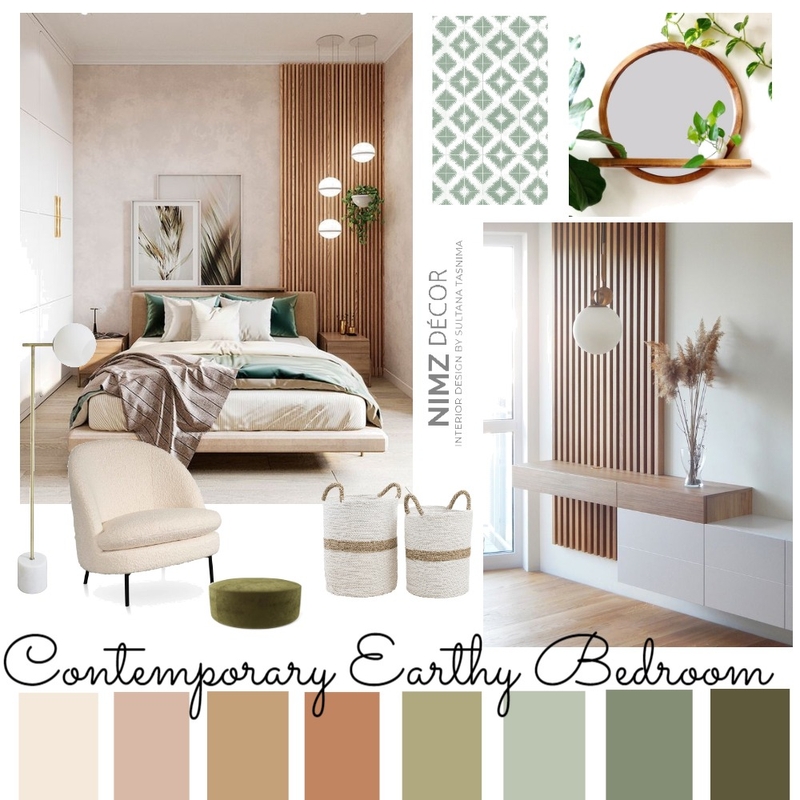 Contemporary moody green Mood Board by NIMZDECOR on Style Sourcebook