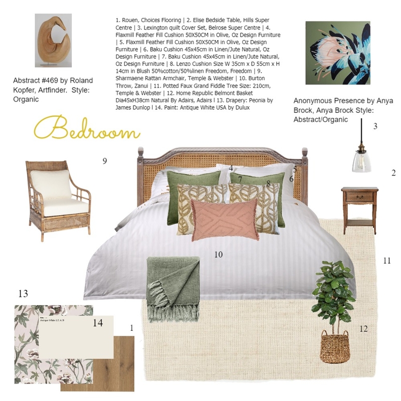 Bedroom Mood Board by Catherine Byrne on Style Sourcebook