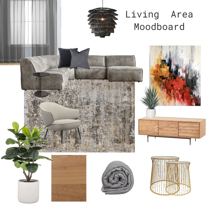 Lounge Area Mood Board by D'Zine Hub Interiors on Style Sourcebook