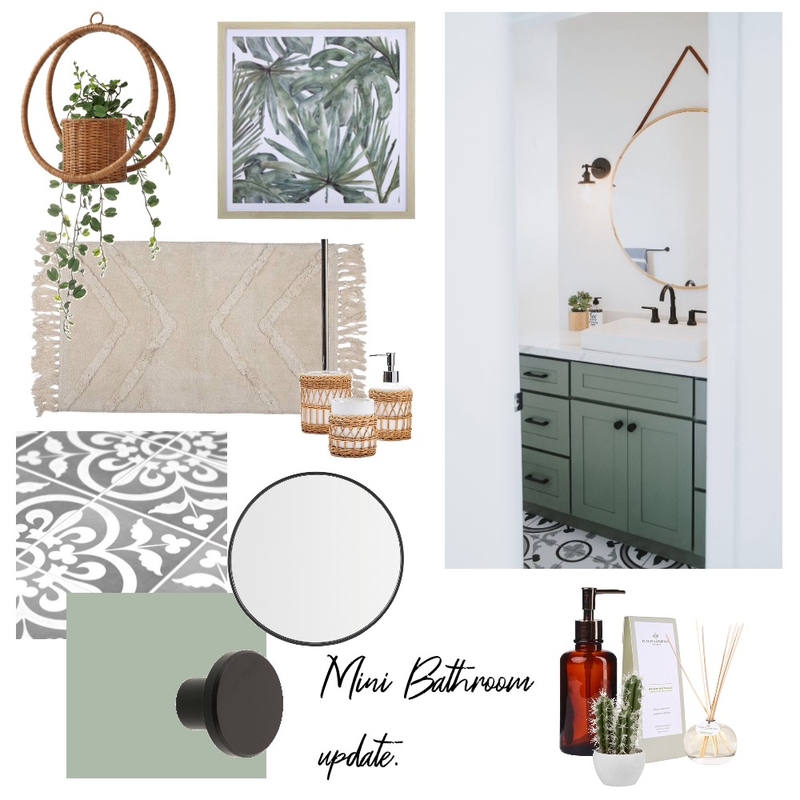 Bathroom mini reno Mood Board by thebohemianstylist on Style Sourcebook