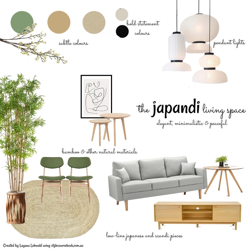 Japandi Mood Board by layanainteriors on Style Sourcebook