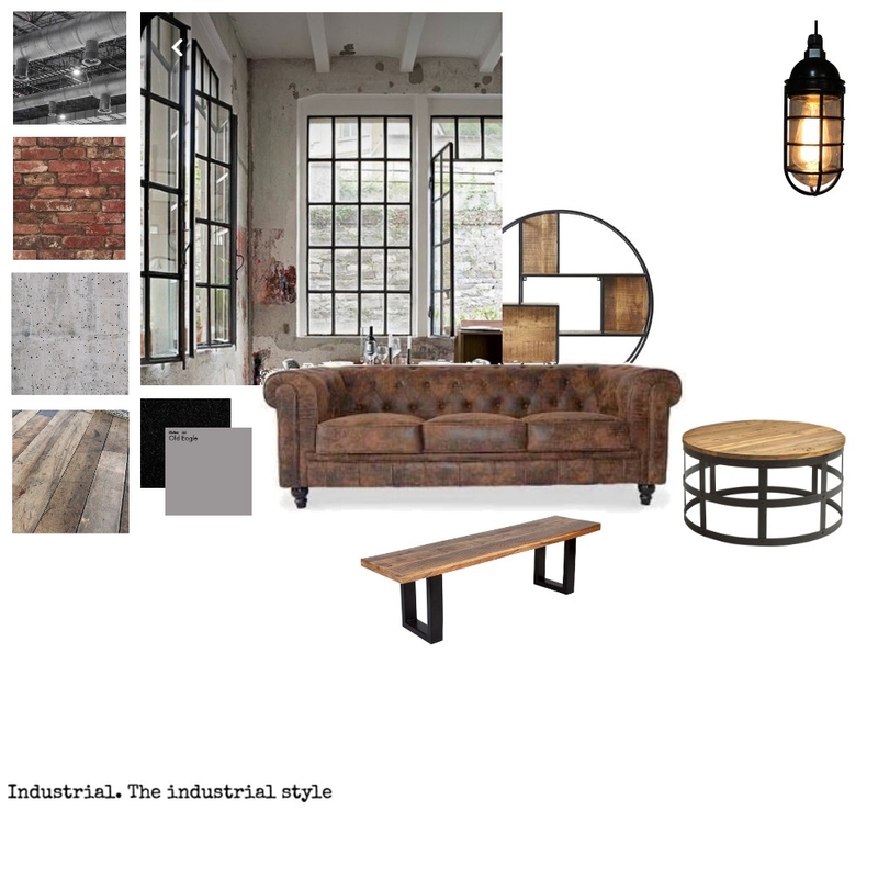 INDUSTRIAL MOOD BOARD Mood Board by Jenna MacDonald on Style Sourcebook