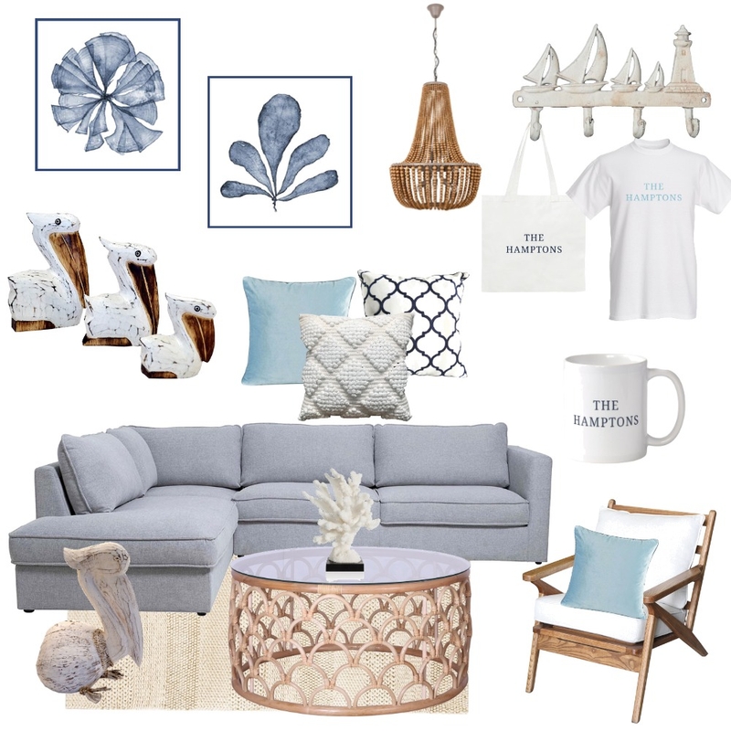 Coastal Hamptons Mood Board by Coco Cabana Cushions on Style Sourcebook