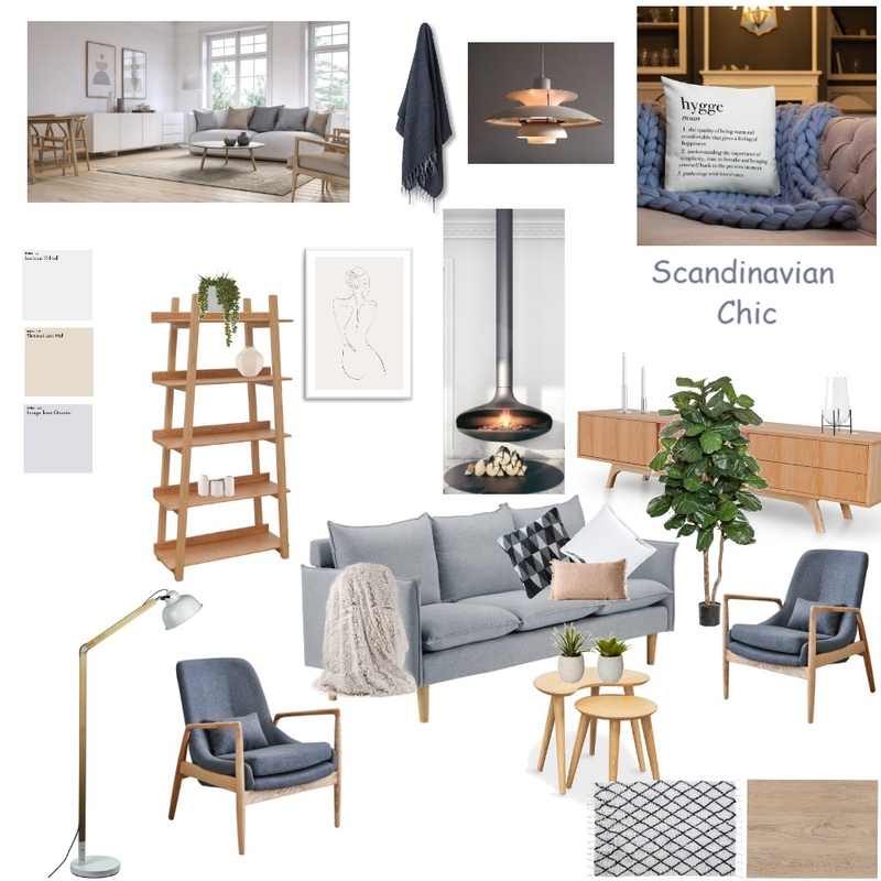 Scandinavian Living Room Mood Board by nickylundo on Style Sourcebook