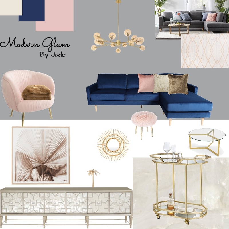 Modern Glam Mood Board by By jade on Style Sourcebook