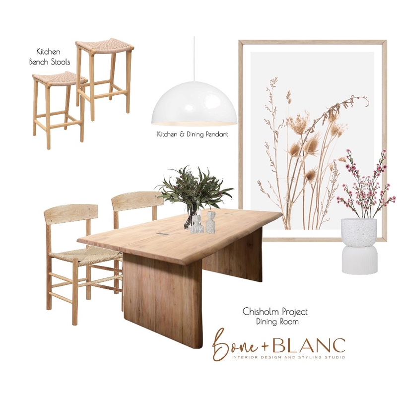 Chisholm - Dining Room Mood Board by bone + blanc interior design studio on Style Sourcebook