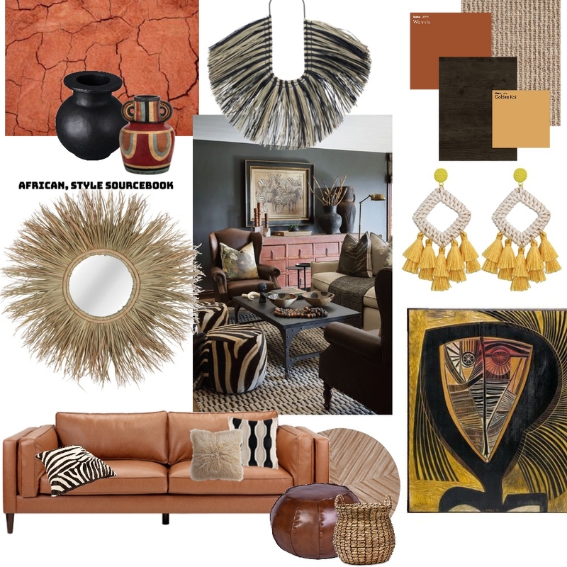 African moodboard Mood Board by Blair Scharrmacher on Style Sourcebook