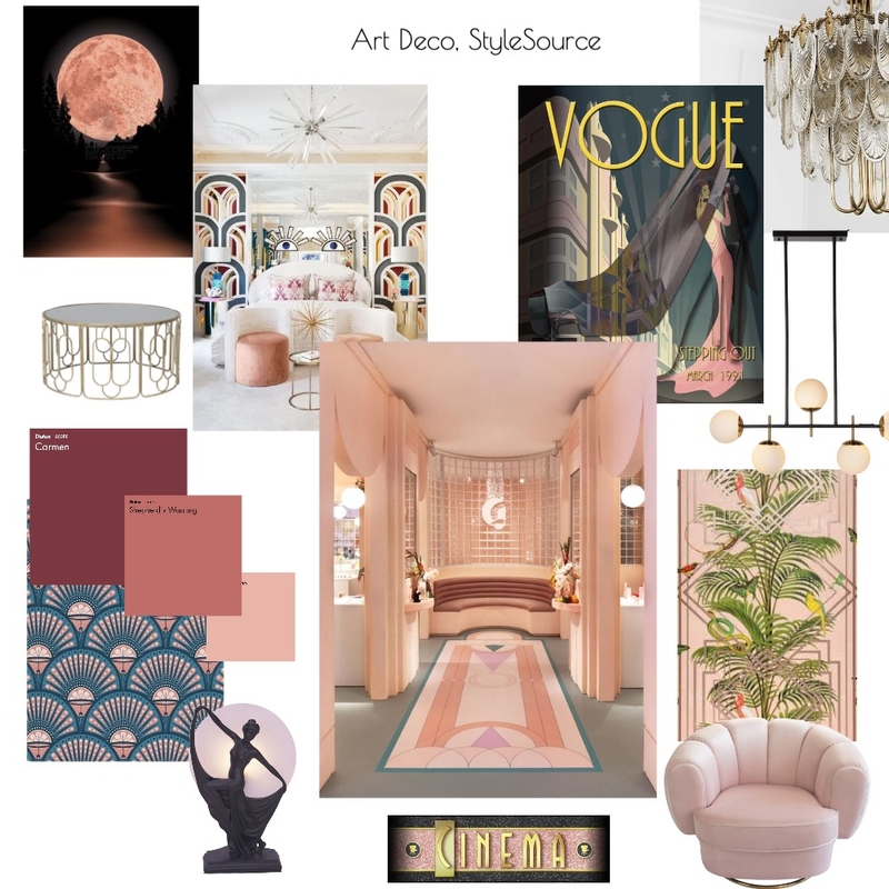 Art Deco Moodboard 3 Mood Board by Blair Scharrmacher on Style Sourcebook