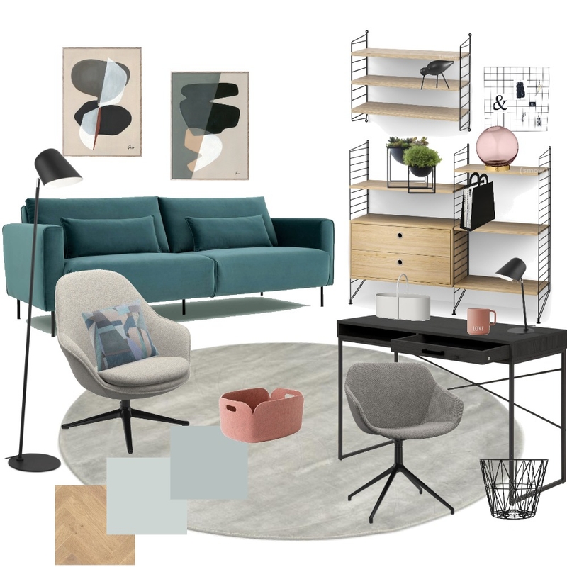 Study/guestroom  sample board Mood Board by karolinrillo on Style Sourcebook