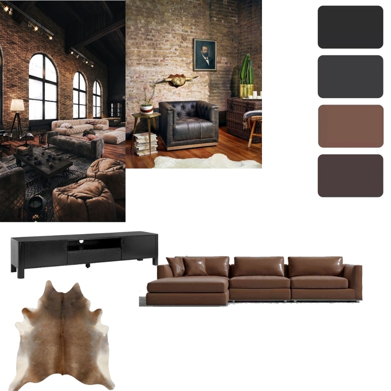 industrial Mood Board by hollyly on Style Sourcebook