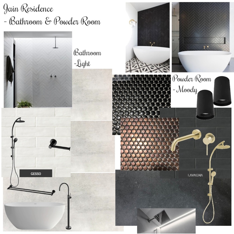 Jain Residence - Bathroom & Powder Mood Board by klaudiamj on Style Sourcebook