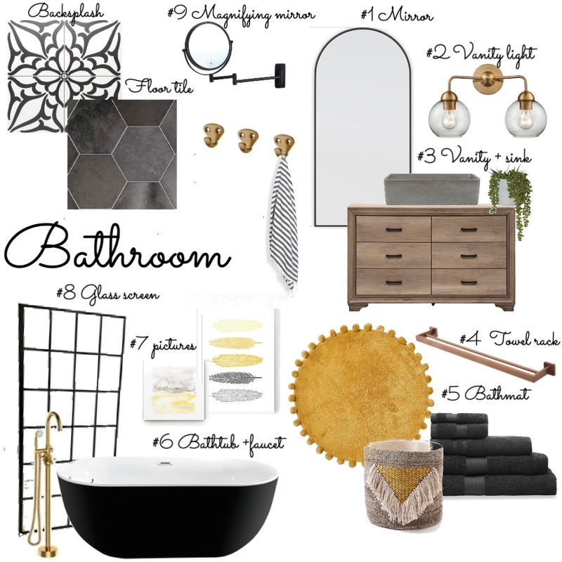 bathroom Mood Board by emery mcadie on Style Sourcebook