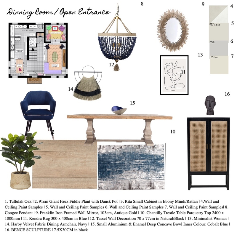 Dinning Room Mood Board by LisaRose on Style Sourcebook