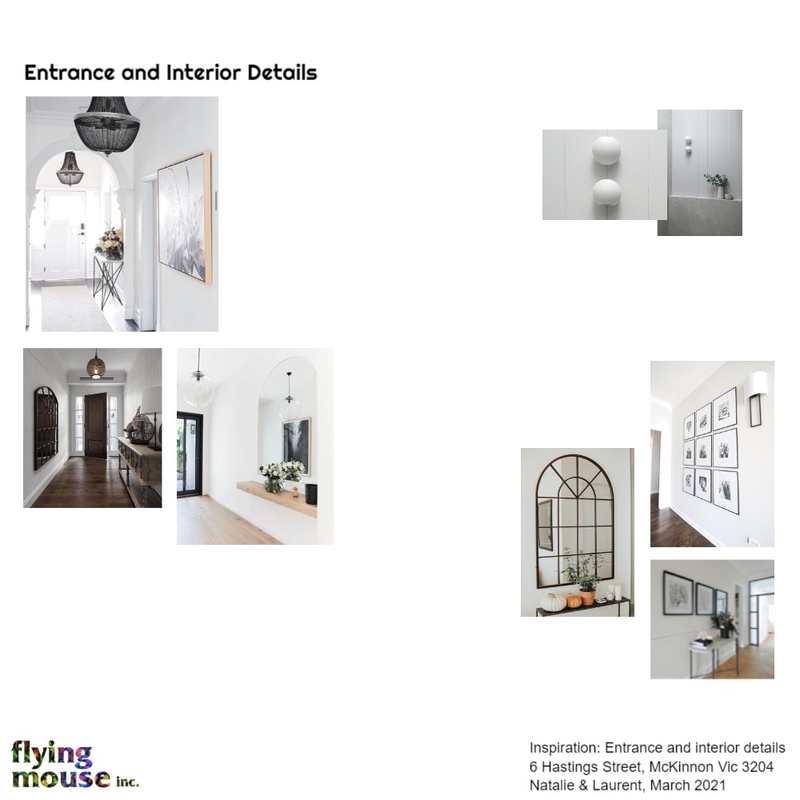 P1. Deleu: Inspiration - Hallway & Interior details Mood Board by Flyingmouse inc on Style Sourcebook